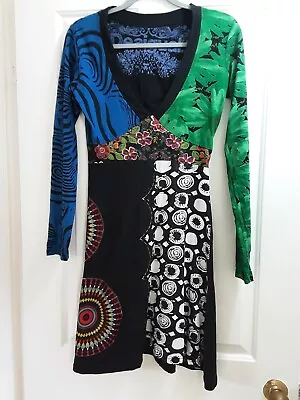 Colourful  DESIGUAL Dress Size L (would Fit Size 10 To 12) • $15