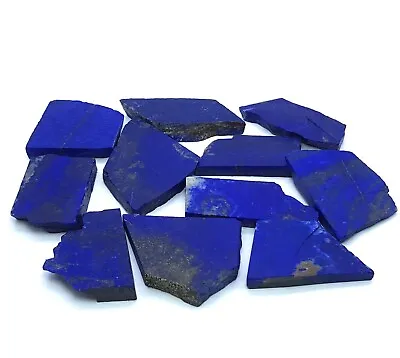 11 Pcs Lapis Lazuli Beautiful Quality Slabs/Tilles/Slices 450 Gram • $119