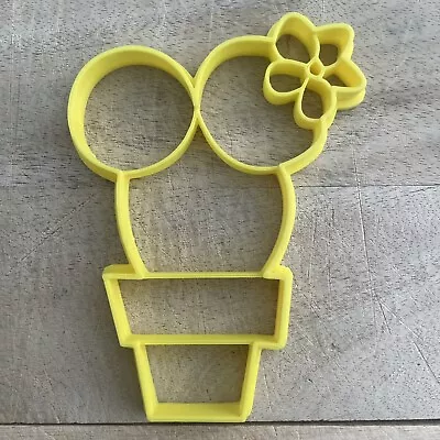 £4.29 • Buy 3D Cute Cactus Flower B Cookie Cutter Biscuit Icing Shape Fondant Clay 11cm UK
