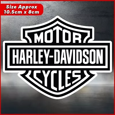 HARLEY Davidson Sticker For Laptop Motorcycle Car Ute Glass Mancave Vinyl Decal • $7.35