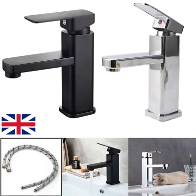 £13.49 • Buy Modern Bathroom Taps Mixer Basin Tap Wash Sink Mono Single Lever Handle Faucet