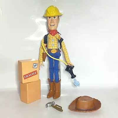 Hasbro Toy Story Woody Doll-Fire Fightin' Woody Working • £70