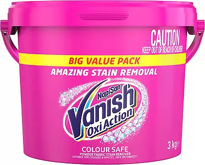 Vanish Napisan Oxi Action Bulk Clothes Laundry Washing Powder Stain Remover 3Kg • $29.30