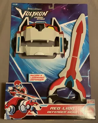 New Dreamworks Voltron Legendary Defender: Red Lion Mask & Sword Defender Gear • $24.99