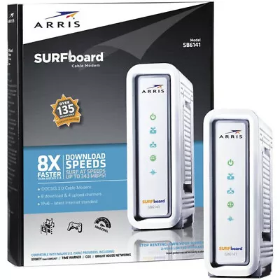 Arris Motorola SB6141 DOCSIS 3.0 Cable Modem • $19.70