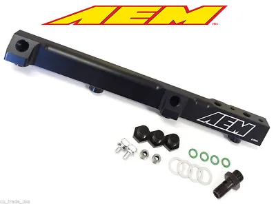 AEM Fuel Rail Fits Honda Prelude 92-01 H22 H23 Honda Accord 90-93 F22 25-104BK • $151.95