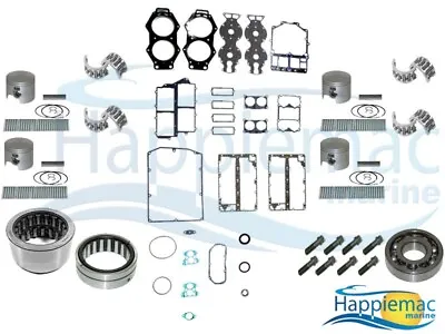 Yamaha 115-130 HP V4 Powerhead Rebuild Kit Piston Gasket Bearings 84-92 21.5mm • $1011.99