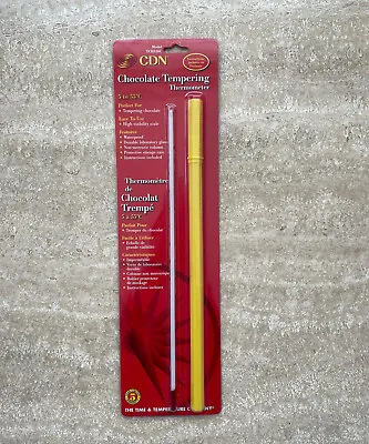 £6.49 • Buy NEW CDN Chocolate Tempering Thermometer 5ºC To 55ºC 30cm