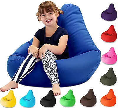 Highback Beanbag Seat Gaming Beanbags Kids Bean Bag Chair Garden Beanbags FILLED • £34.99