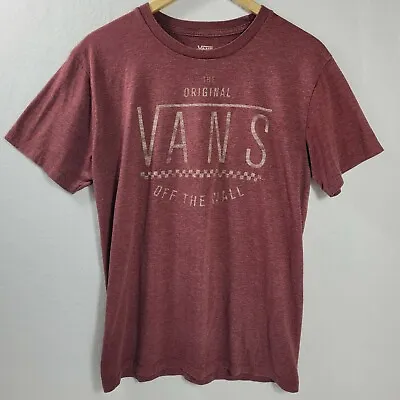 Vans Men's Medium T-Shirt The Original  Off The Wall  Graphic Logo Cotton Blend • $13.09