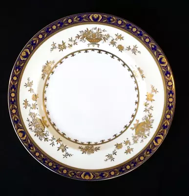 Stunning Minton Dynasty Cobalt Dinner Plate • $255.74