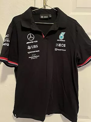 Mercedes AMG Petronas F1 2023 Team Driver T-Shirt - Black - Extra Large • $45