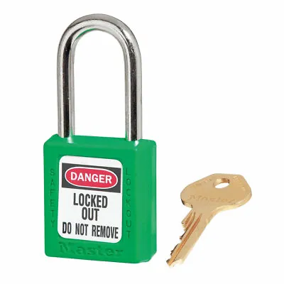 Master Lock 410 Lockout Padlock Green (ML-410-GRN) • £22.60