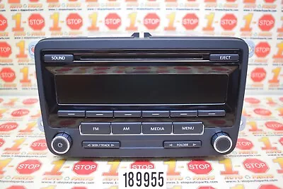 11 12 13 14 Volkswagen Jetta Am/fm Radio Cd Player Receiver 1k0035164d Oem • $59.99