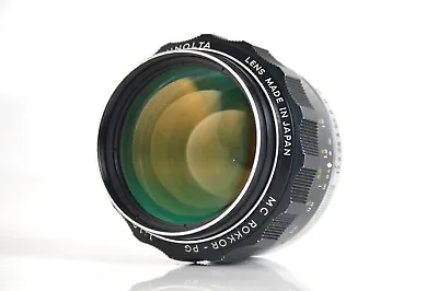 Minolta MC ROKKOR-PG 58mm F/1.2 Prime MF Lens From JAPAN [Exc+++] • $337