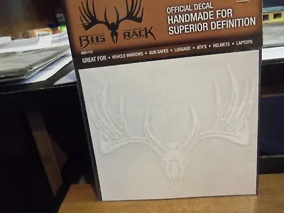  White Tail Skull 6  Decal Big Rack Official  Brand New Free Ship  • $6