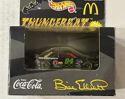 Hot Wheels Bill Elliott 1995 Batman McDonalds CocaCola Bosch Race Car 1/15000 • $9.99