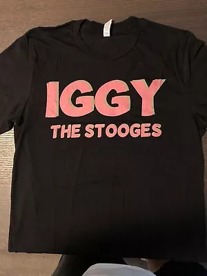 Iggy And The Stooges T-Shirt L Size Bella+Canvas Used Retro Rare Punk Rock • $18