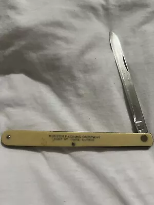 Vintage Hunter Packing Com Stainless Steel Colonial Knife • $40.90