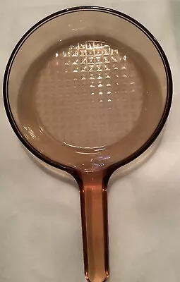 Vision Corning Ware 7” Waffle Glass Bottom  Amber Color Replacement • $18