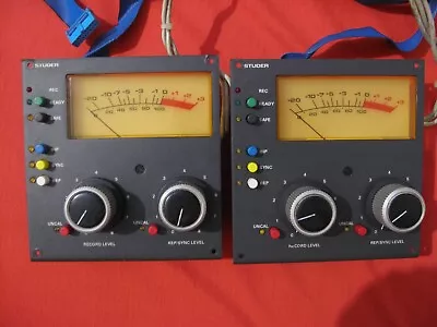 Studer A810 A812 A820 VU Meter Pair • $2800