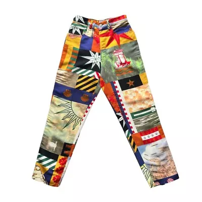 Vintage Moschino Jeans Printed Pants • $400