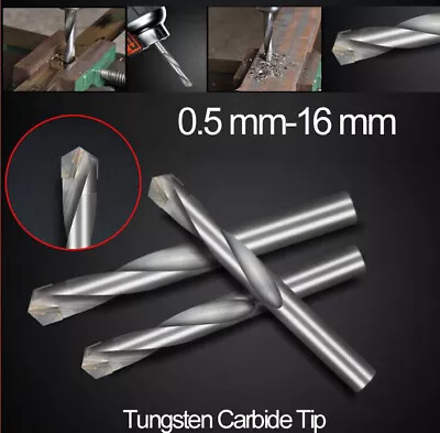 £2.39 • Buy TCT Drill Bits Tungsten Carbide Tip Precision Ground Hardplate Locksmith Bit