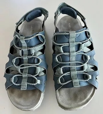 Merrell Womens Size 9 Terran Rake Backstrap Bluestone Sport Sandals Shoes • $24