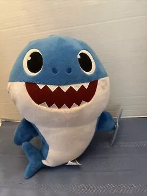 WowWee 2018 Pinkfong Baby Shark Daddy Blue Singing Plush Toy Baby Shark Song • $14.40