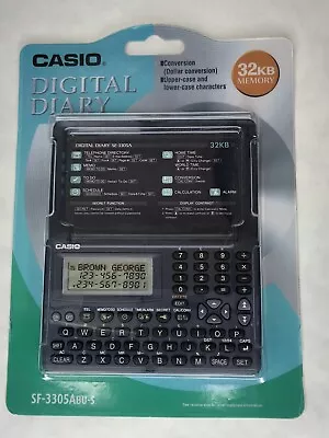 Casio Digital Diary 32KB To Do List Schedule Telephone Directory Memo Clock • $7.49