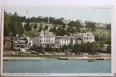 Michigan MI Mackinac Island House Postcard Old Vintage Card View Standard Postal • $0.50