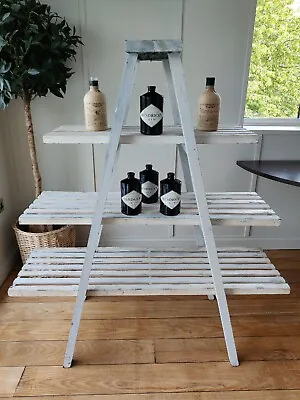 £30 • Buy 3-Tier Triangular Wooden Plant Ladder Stand  Flower/wedding Display