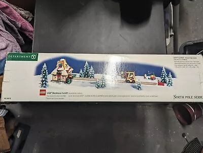 Department 56 North Pole Series ~ LEGO Warehouse Forklift  • $150