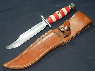 Vietnam War EARLY US Pilot Survival Fighting Knife 6  Camillus Coast Guard Use • $48.99