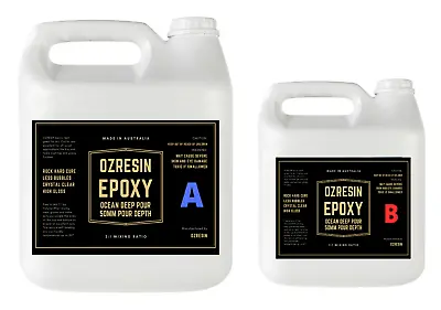 Australian Made Epoxy Resin Super Clear Ozresin Ocean Deep Pour • $6.99