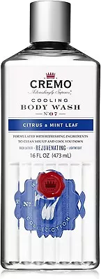 CREMO - Cooling Body Wash For Men - Rejuvenating Citrus & Mint Leaf Shower Gel - • £14.14