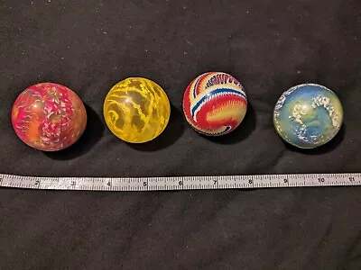 Lot Of Four Unique Vintage 2  Bouncy Balls • $9.99