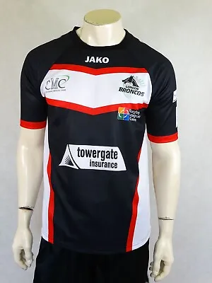 London Broncos Rugby League Shirt Jersey Trikot Jako M L New • £27.59