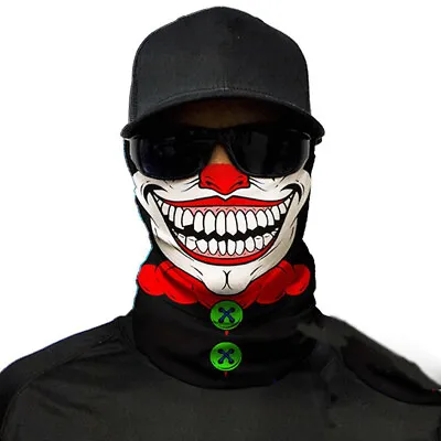 Skull Balaclava Bandana Neck Gaiter Scarf Tube Sports Face Mask Sun Shield Cover • $6.99