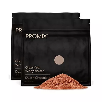 Promix Whey Protein Isolate Powder Chocolate - 5lb Bulk - Grass-Fed & 100% A... • $142.12