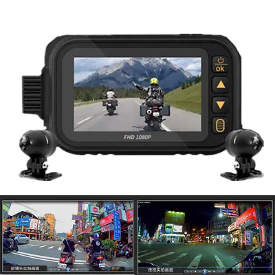 Motorcycle HD Waterproof Recorder Camera Driving Video Camcorder DVR Loop Record • $84.25