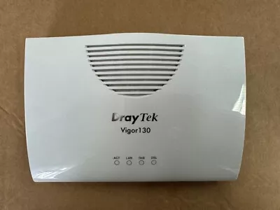 Draytek Vigor 130 ADSL2+/VDSL2  Ethernet Modem PPPoE Bridge • £0.99