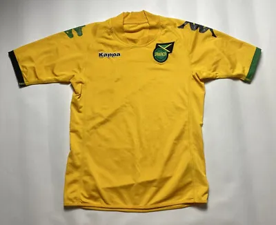 JAMAICA Reggae Boyz Home Jersey Shirt KAPPA 2008-2012 SIZE XL.Boys (XS Adults) • £49