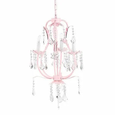 $135 • Buy Cocalo 3 Light Pink Chandelier