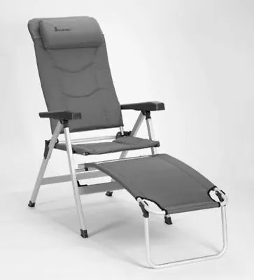 Isabella Thor Camping Chair & Footrest LIGHT GREY Caravan Motorhome • £165