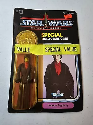 1984 Vintage Kenner Star Wars POTF Imperial Dignitary W/Coin UNPUNCHED SEALED • $400