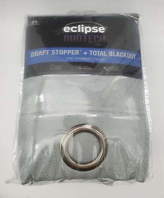 1 Eclipse Panel 95  X 40  Celeste Draft Stopper Blackout Curtain Jade New • $24.95