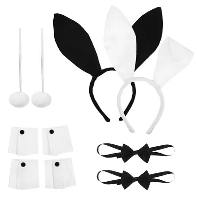 Black Bunny Ears And Tail Cosplay Set For Girls • £12.99