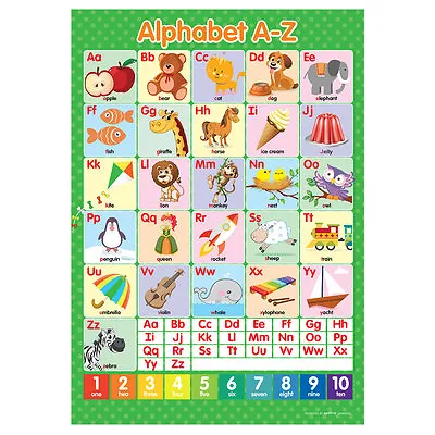 Alphabet ABC's A-Z Wall Chart A3 • £4.09