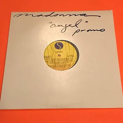 Madonna Angel Lp/extended Us 12  Promo Pro-a-2292 Rare • $49.99